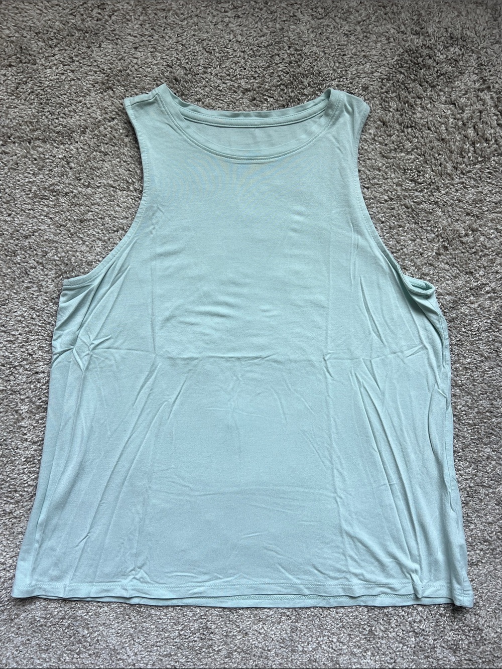 a new day Light Mint Scoop-Neck Muscle Tank